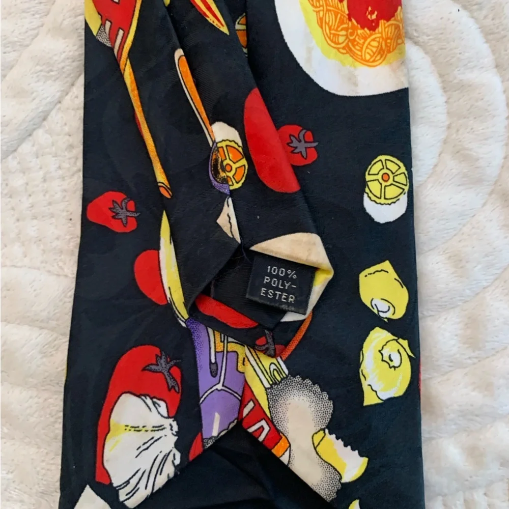 Colorful Food-Themed Tie